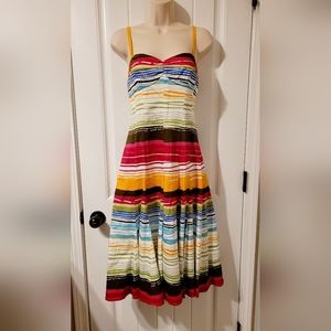 Women's Suzi Chin for Maggy Boutique Dress sz 4 Easter Spring Sundress